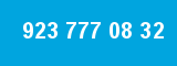 923 777 08 32 923 777 08 32